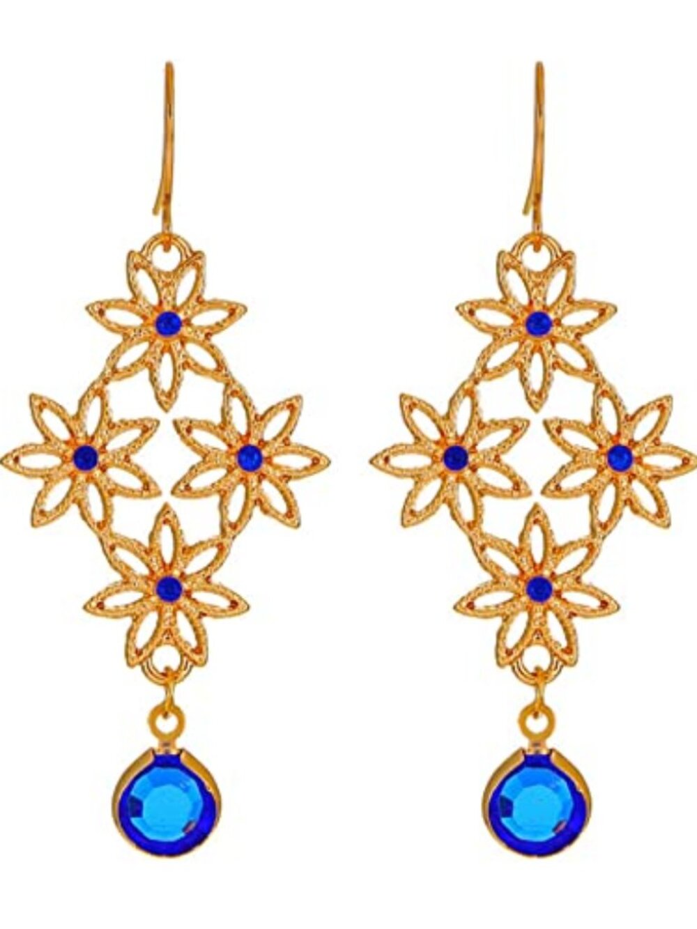 Vintage Long‎ Flower Earrings for Women